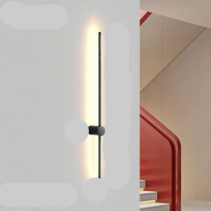 Slim Modern LED Wall Light With Warm Glow