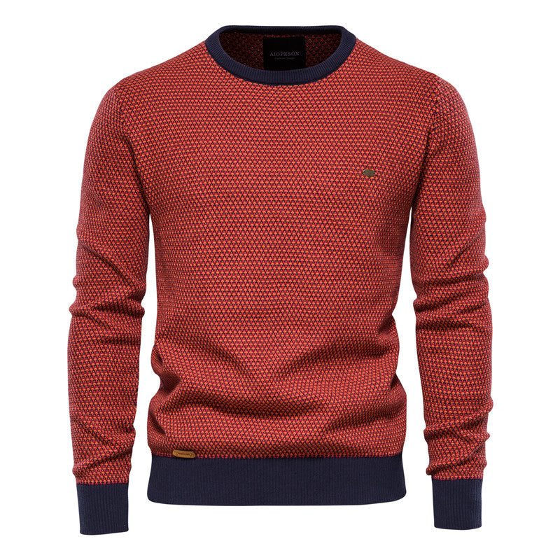 Warm Classic Crew Neck Knitted Sweater