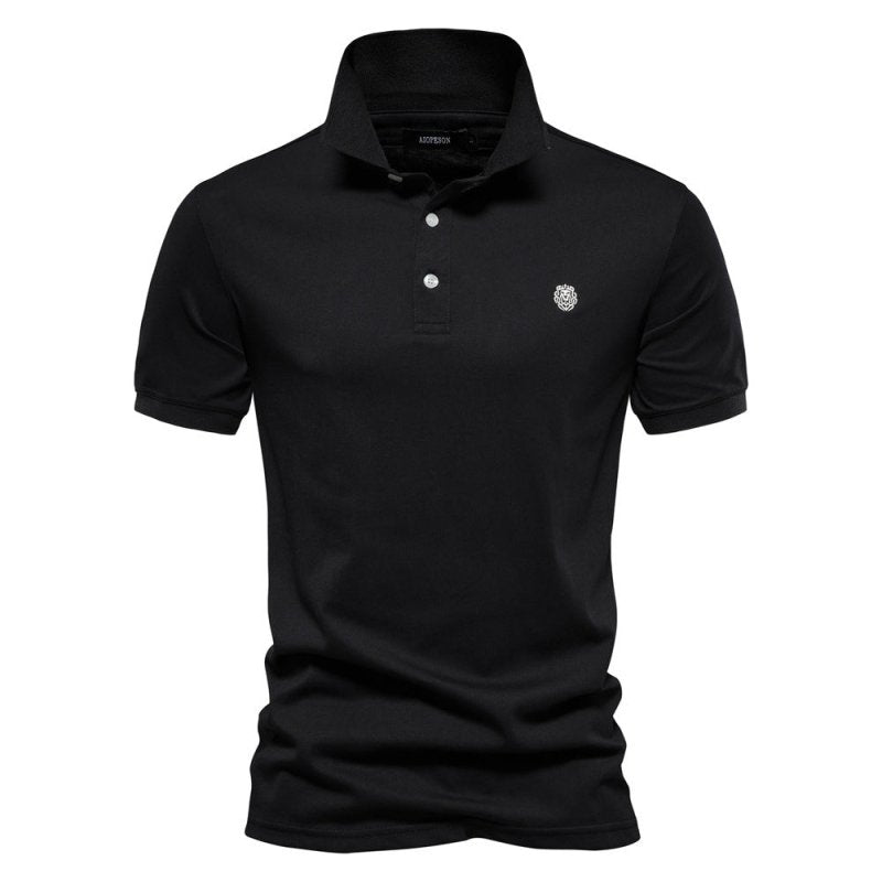 Breathable Classic Men's Golf Polo Shirt - VogeLuxe