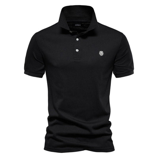 Breathable Classic Men's Golf Polo Shirt - VogeLuxe