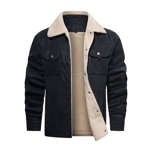 Warm Fleece Lined Mens Winter Jacket - VogeLuxe