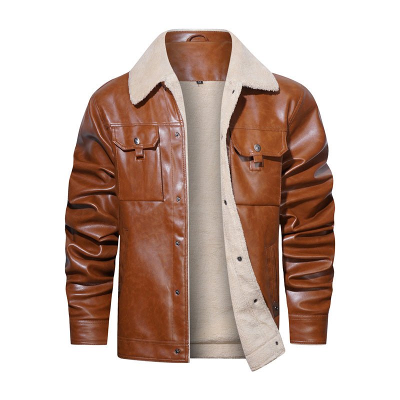 Warm Fleece Lined Mens Winter Jacket