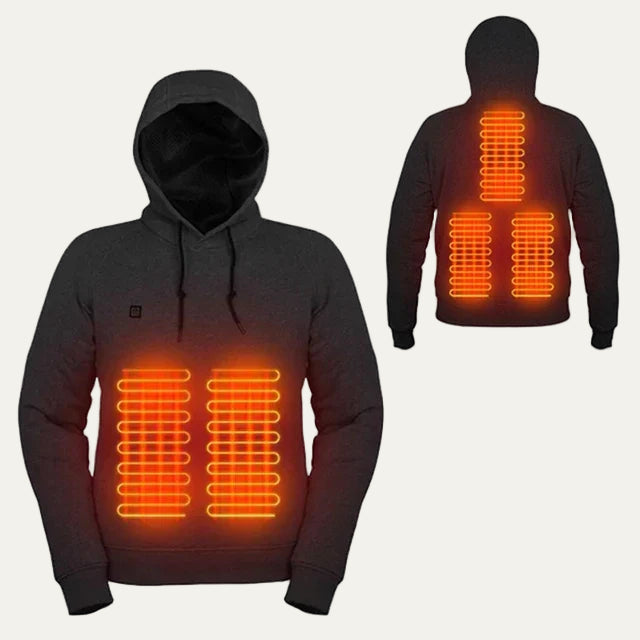 VogeLuxe | Unisex Heated Hoodie with Warming Panels