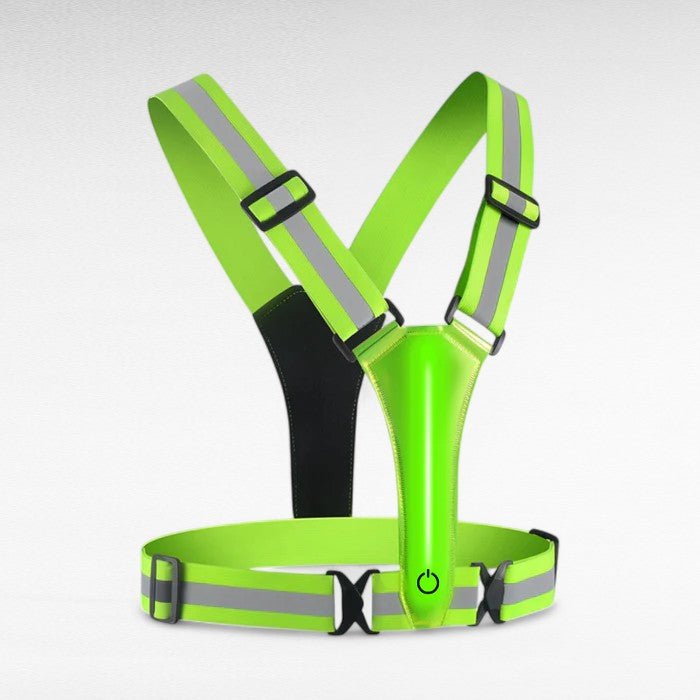 VogeLuxe | Unisex Reflective LED Running Safety Vest Harness
