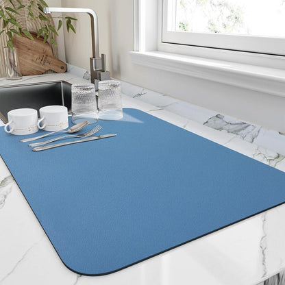Fast Drying Dish Mat | Absorbent Kitchen Counter Mat