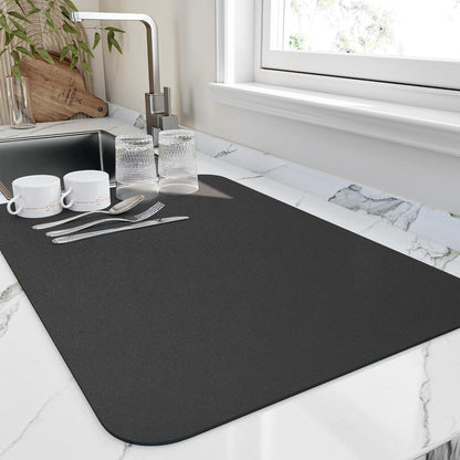 Fast Drying Dish Mat | Absorbent Kitchen Counter Mat