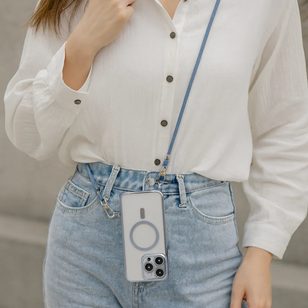 Phone Case with Crossbody Strap and Lanyard