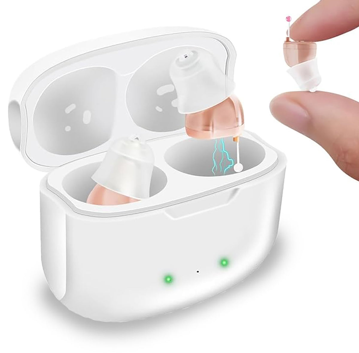 Compact 16-Channel Rechargeable Hearing Devices - VogeLuxe