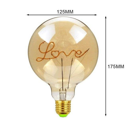 Big Vintage LED Globe Pendant Light