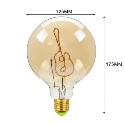 Big Vintage LED Globe Pendant Light