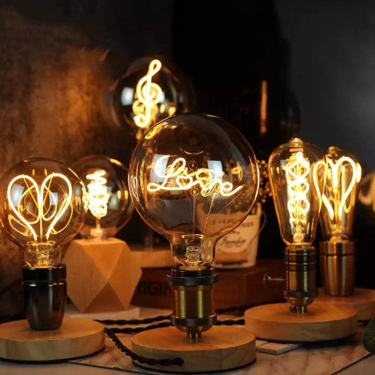 Big Vintage LED Globe Pendant Light - VogeLuxe