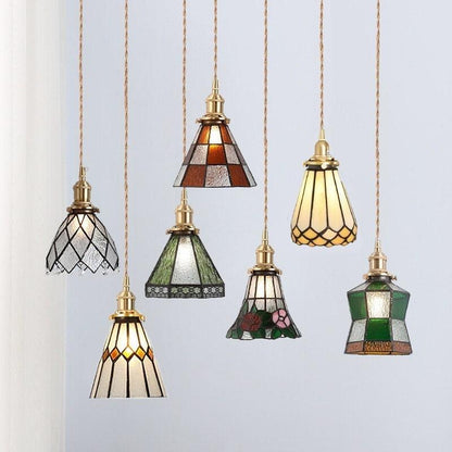 Classic Colorful Glass Pendant LED Light - VogeLuxe