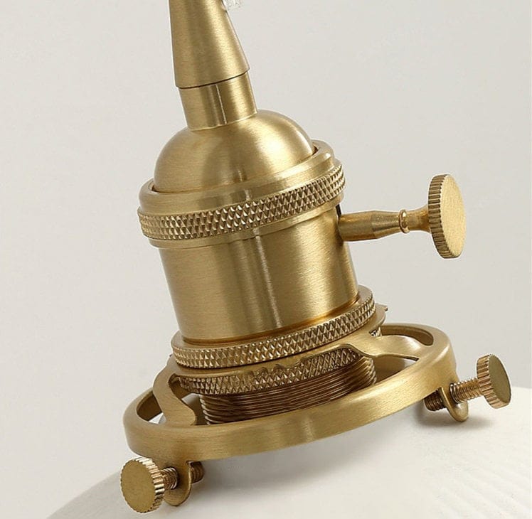Unique Ceramic Wall Light with Fabric Shade