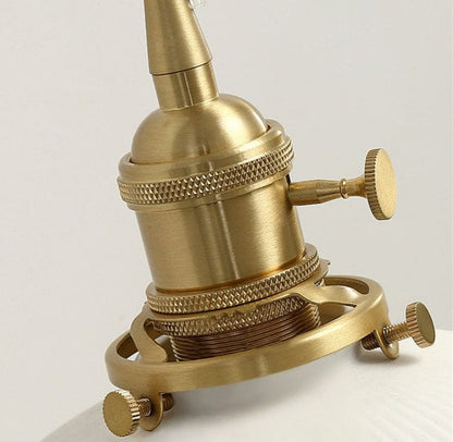 Unique Ceramic Wall Light with Fabric Shade