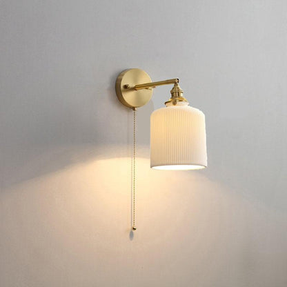 Classic Ceramic Wall Lamp with Bulb Included