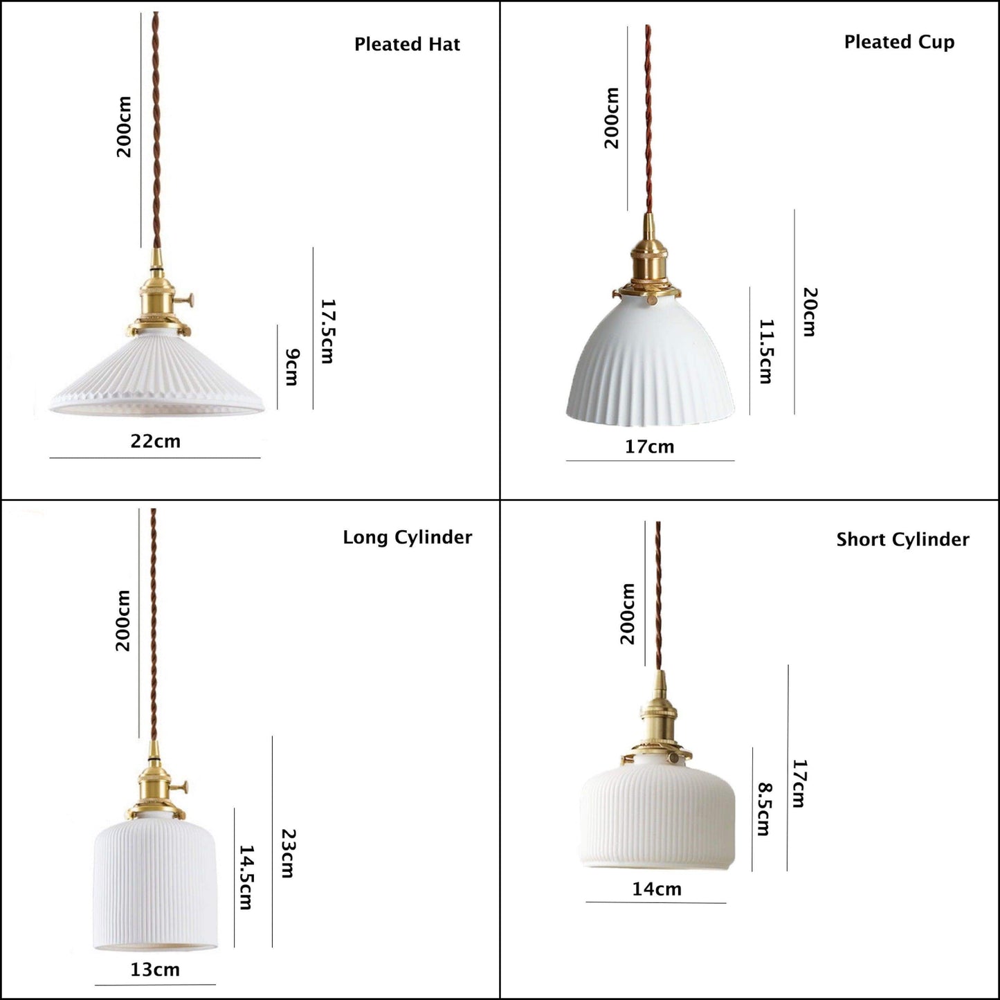 Asian-Inspired Textured Ceramic Pendant Light