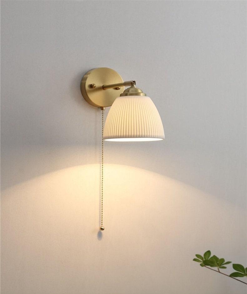 Classic Ceramic Wall Lamp with Bulb Included - VogeLuxe