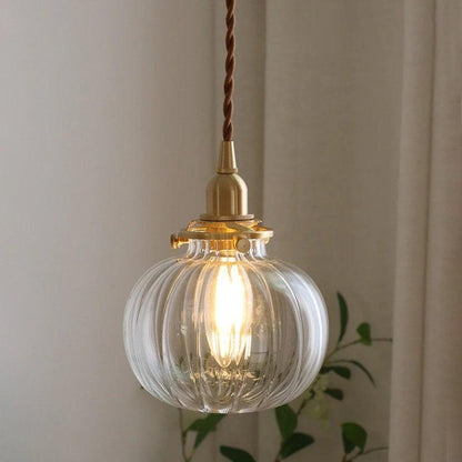 Unique Glass Pendant Lamp with LED Light