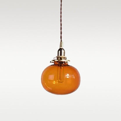 Unique Glass Pendant Lamp with LED Light