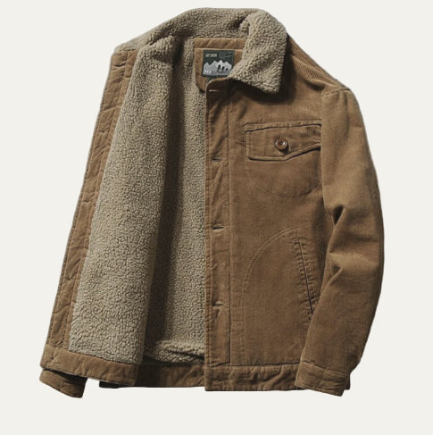 VogeLuxe | Men’s Vintage Lightweight Ribbed Bomber Jacket