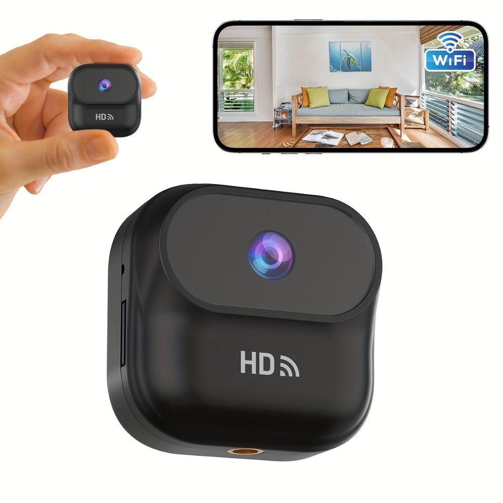 Compact WiFi Home Security Camera 1080P Indoor Monitor - VogeLuxe
