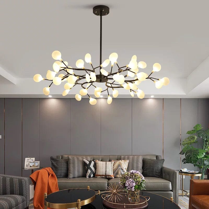 Luxury Gold Leaf Chandelier