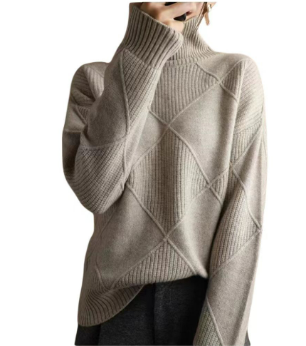 Soft Women's Cashmere Crew Neck Winter Sweater