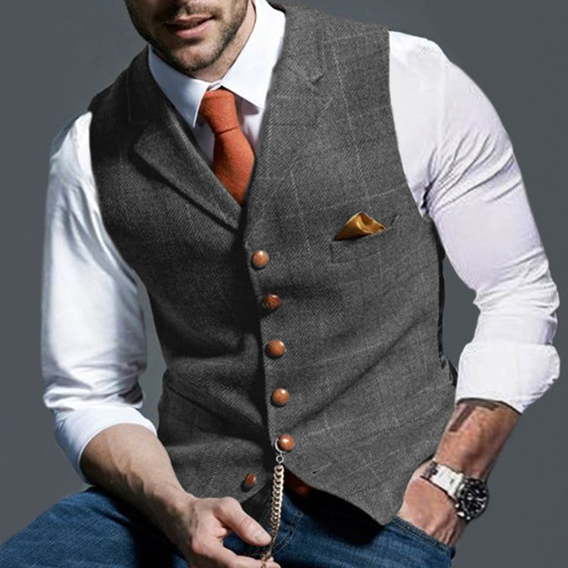 Slim Fit Men's V Neck Tank Top