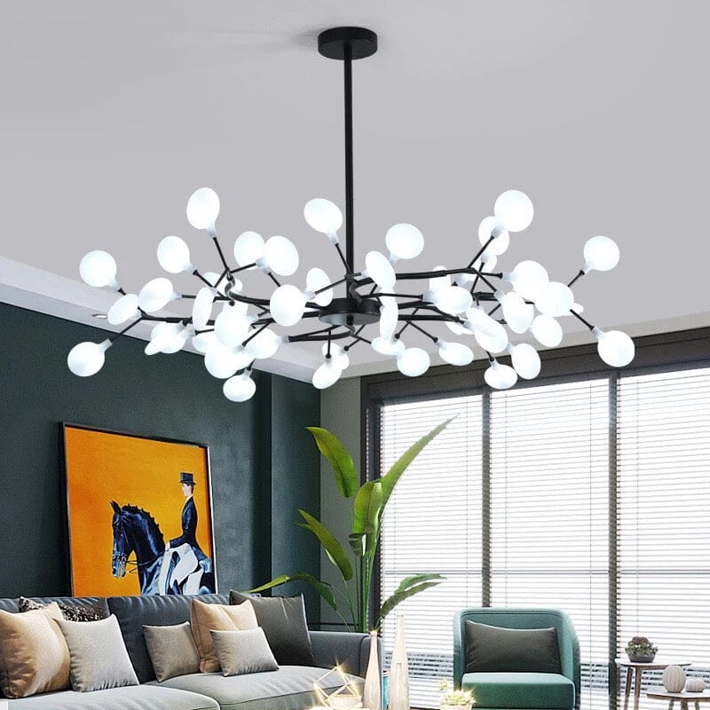 Luxury Gold Leaf Chandelier