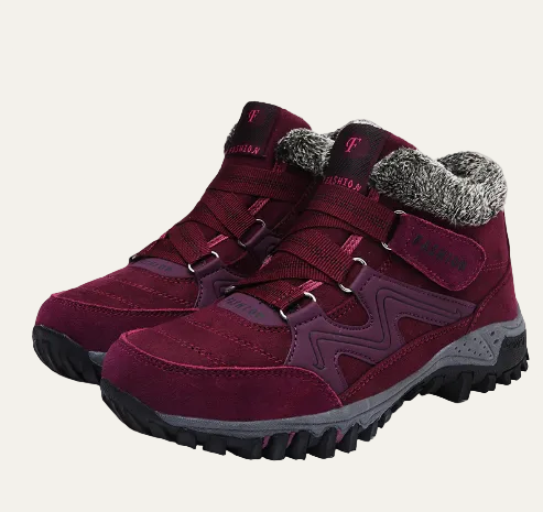 VogeLuxe | Women’s Insulated Winter Boots with Fleece Collar