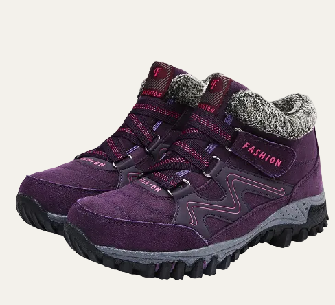 VogeLuxe | Women’s Insulated Winter Boots with Fleece Collar