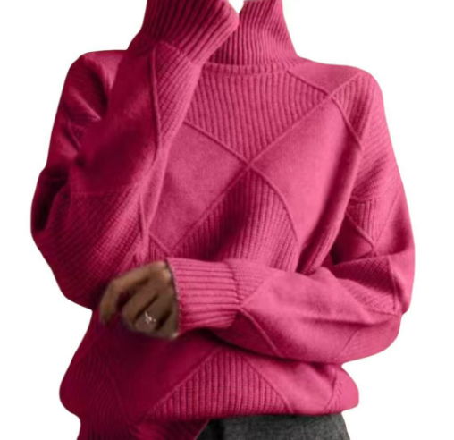 Soft Women's Cashmere Crew Neck Winter Sweater
