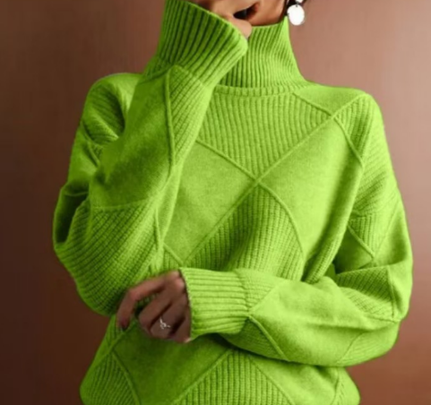 Soft Women's Cashmere Crew Neck Winter Sweater