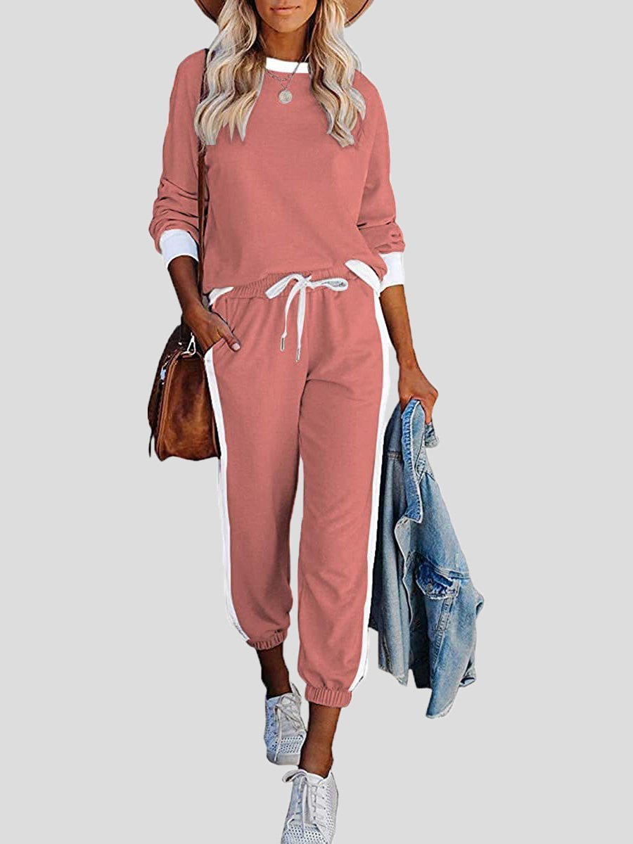 Soft Women's Casual Sweatshirt and Leggings Set