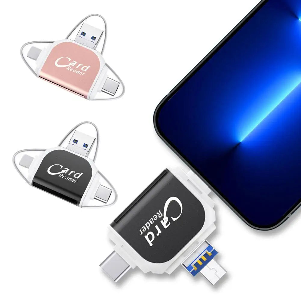 Universal 4-in-1 USB Card Adapter - VogeLuxe