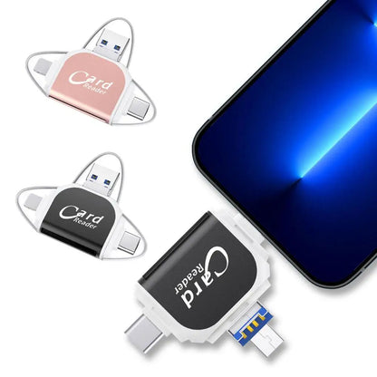 Universal 4-in-1 Memory Card Reader - BritishElegance