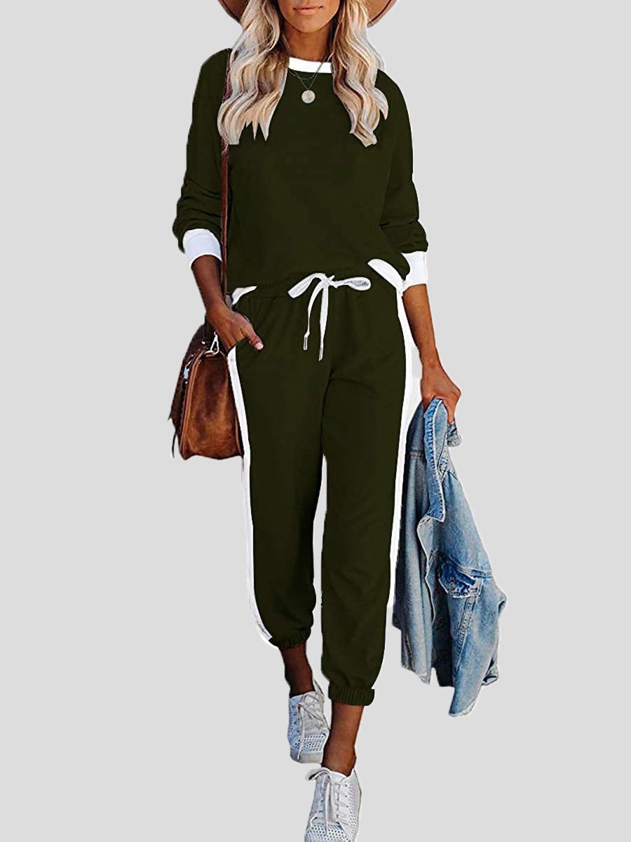 Soft Women's Casual Sweatshirt and Leggings Set