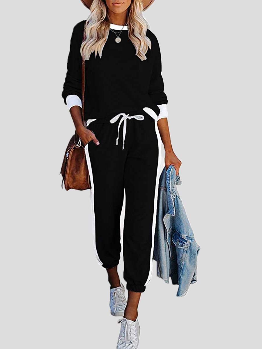Soft Women's Casual Sweatshirt and Leggings Set