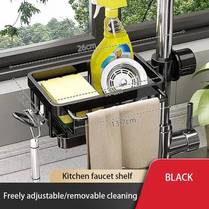 Silver Kitchen Sink Storage Tray
