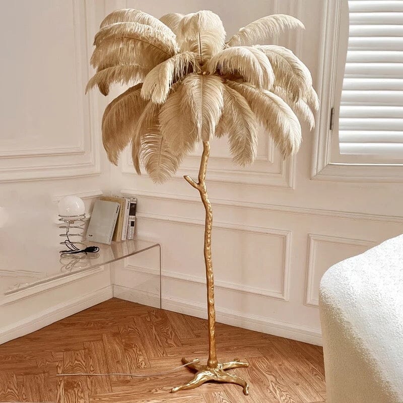 Soft Feather Style Floor Light