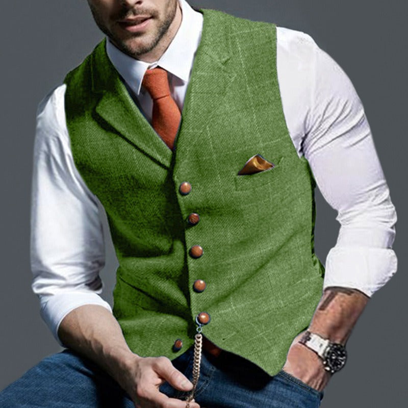 Slim Fit Men's V Neck Tank Top