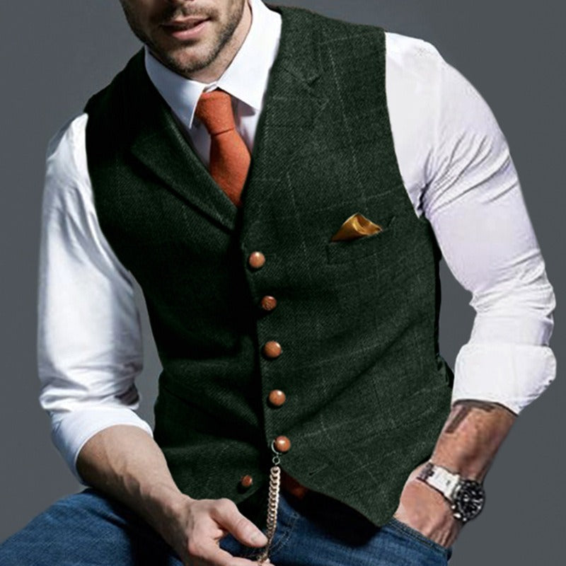 Slim Fit Men's V Neck Tank Top