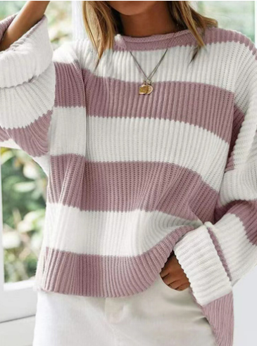 Soft Women's Winter Crew Neck Sweater