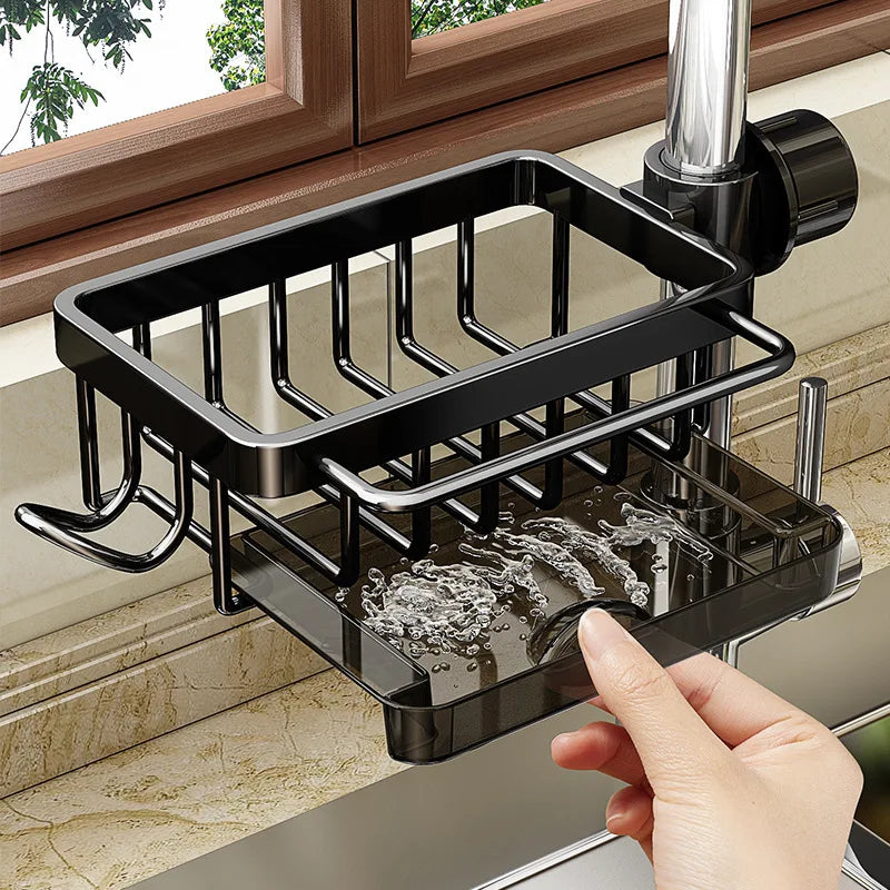 Silver Kitchen Sink Storage Tray - VogeLuxe