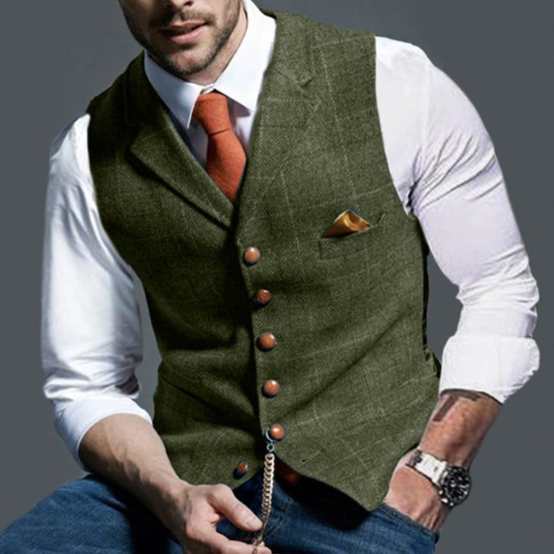 Slim Fit Men's V Neck Tank Top