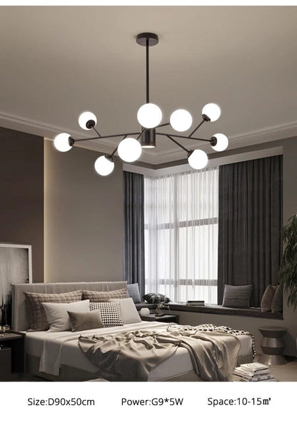 Luxury Glass Ball Chandelier