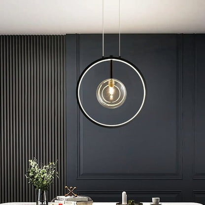 Clear Glass Ball Pendant Lighting
