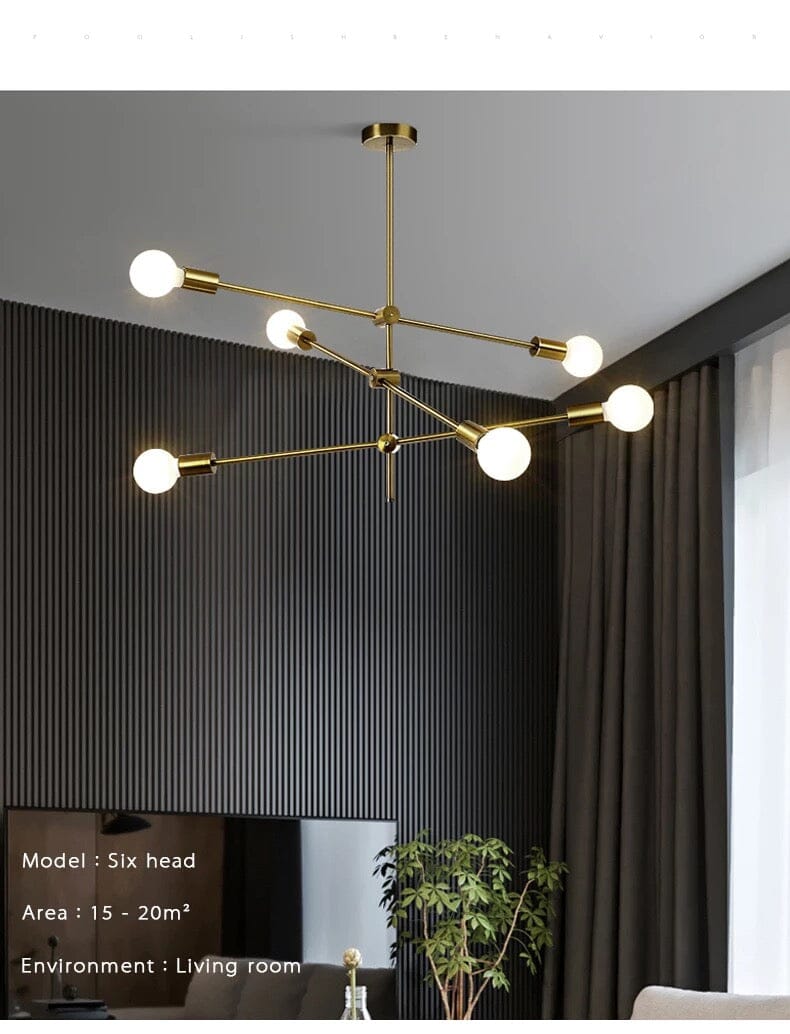 Elegant Glass Drop Chandelier