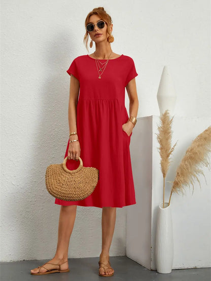 Comfortable Easy Wear Shift Dress for Daily Use