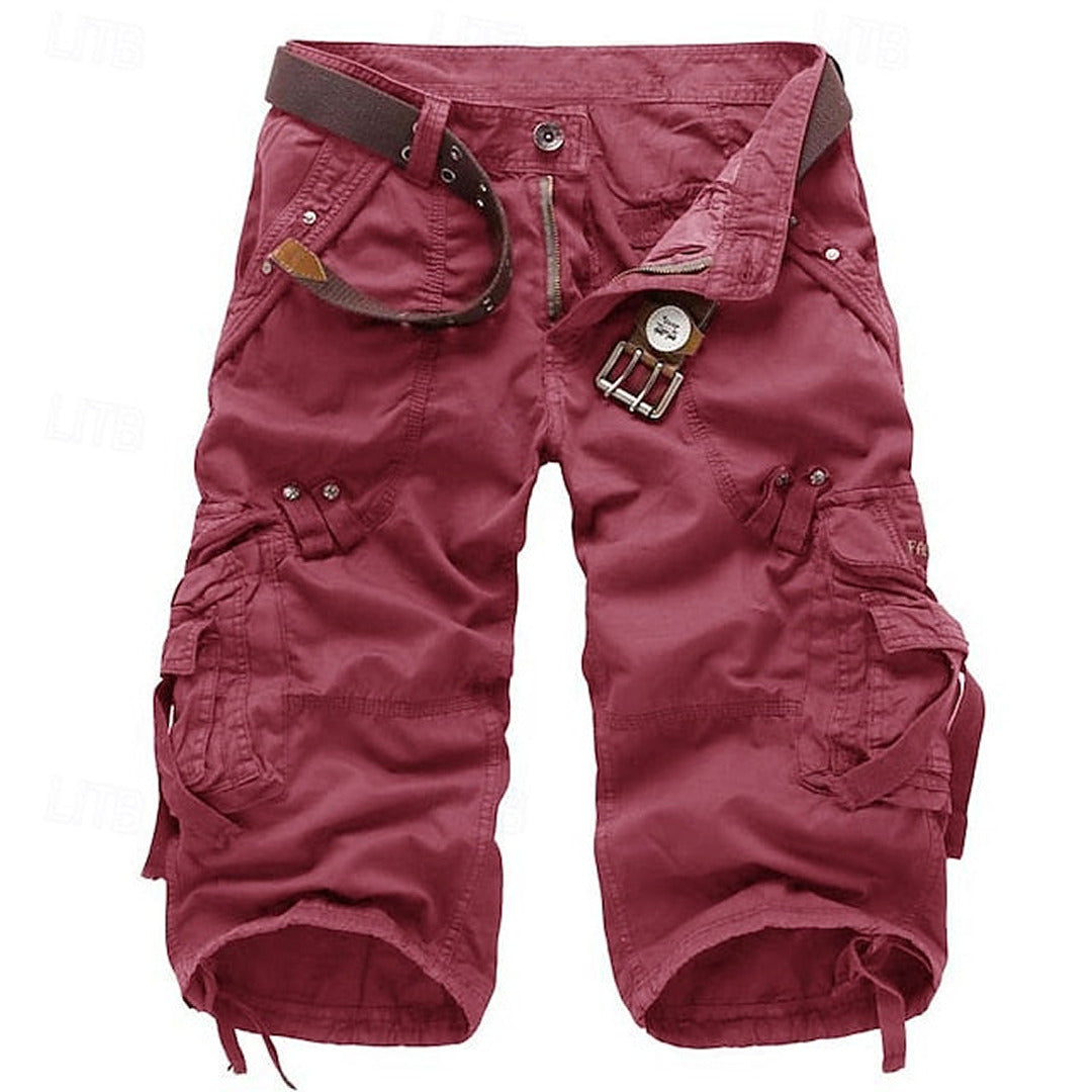 Light Brown | Casual Summer Capri Pants - VogeLuxe